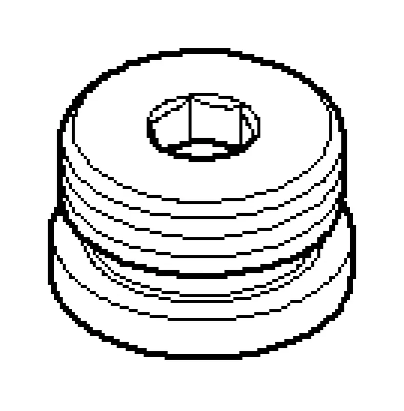 Dornbracht Nippel ERSATZTEILE 092404289 D 13 x 7,5 mm Chrom