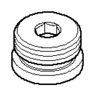 Dornbracht Nippel ERSATZTEILE 092404289 D 13 x 7,5 mm Chrom
