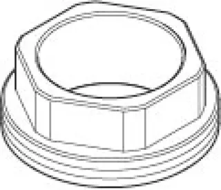 Dornbracht Befestigung Mutter ERSATZTEILE 092404448 D 42 x 17 mm