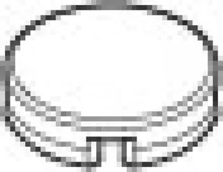Dornbracht Stopfen grau ERSATZTEILE 092601045 D 15,5 x 4,5 mm