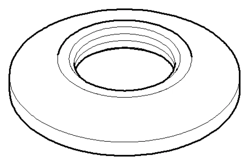 Dornbracht Rosette ERSATZTEILE 092701001 3/4" Chrom