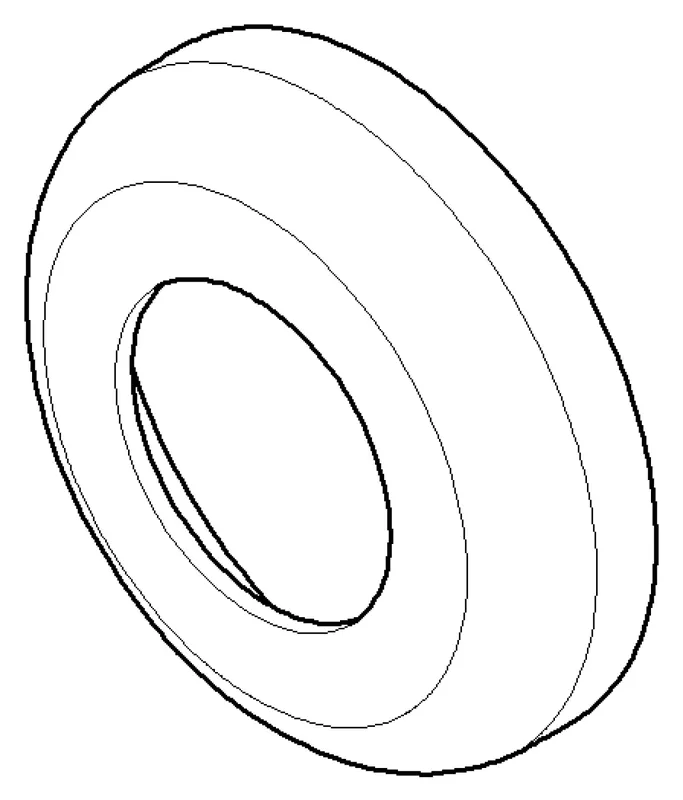 Dornbracht Rosette ERSATZTEILE 092701013 D 65 x 15 mm Platin