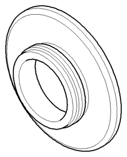 Dornbracht Rosette ERSATZTEILE 092748024 Chrom