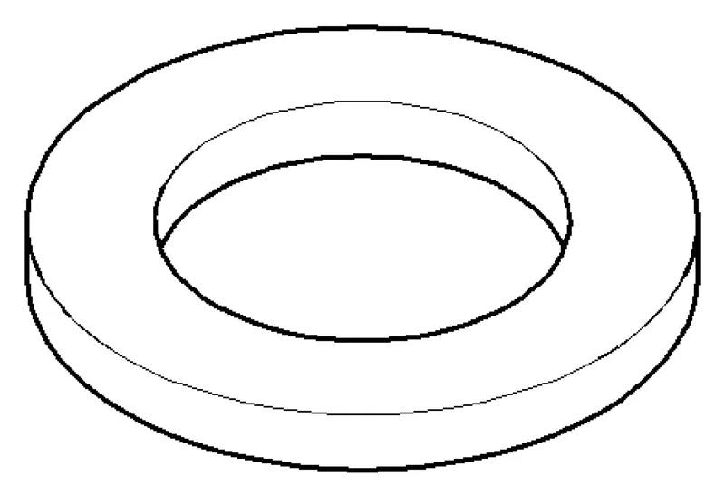 Dornbracht Rosette ERSATZTEILE 092762001 D 55 x 5,5 mm Platin gebürstet