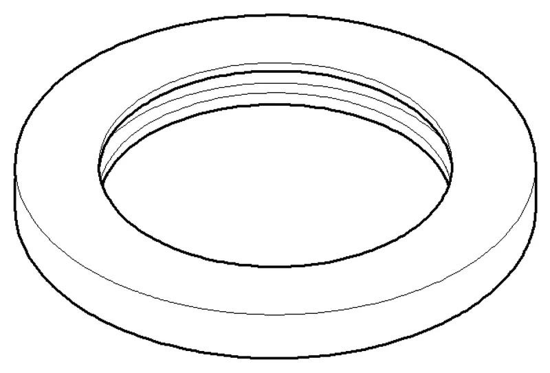 Dornbracht Rosette ERSATZTEILE 092762002 D 78 x 8 mm Chrom