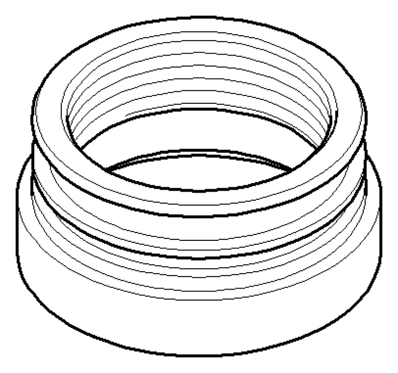 Dornbracht Rosette ERSATZTEILE 092776001 D 48 x 22 mm Chrom