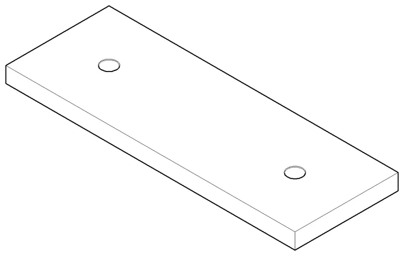Dornbracht Rosette ERSATZTEILE 092778025 160 x 55 x 8,5 mm Chrom