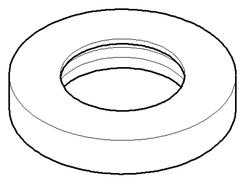 Dornbracht Rosette ERSATZTEILE 092779001 D 55 x 10 x D 30,2 mm Chrom