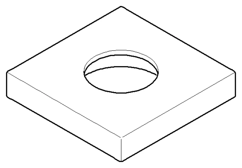 Dornbracht Rosette für Auslauf ET 092779006 55 mm x 55 x 10 mm Platin gebürstet