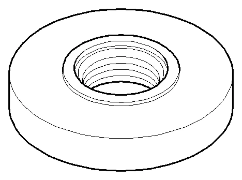 Dornbracht Rosette ERSATZTEILE 092787002 D 55 x D 21 x 11,5 mm Chrom