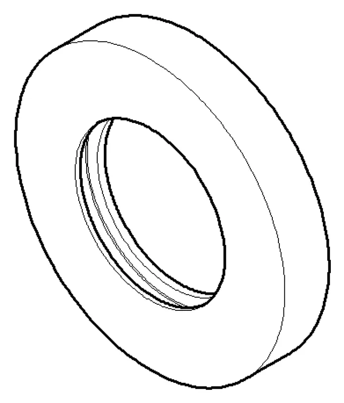 Dornbracht Rosette ERSATZTEILE 092787010 D 55 x D 30,5 x 9 mm Platin