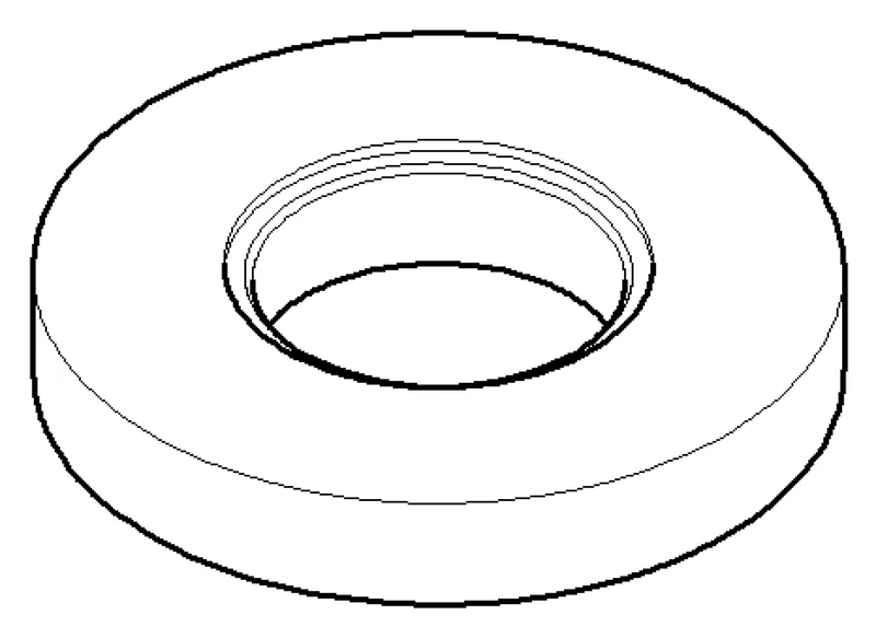 Dornbracht Rosette ERSATZTEILE 092787012 D 55 x D 25,2 x 9 mm Chrom