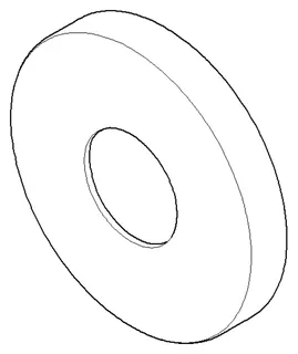 Dornbracht Rosette ERSATZTEILE 092787016 D 70 x 10 mm Chrom