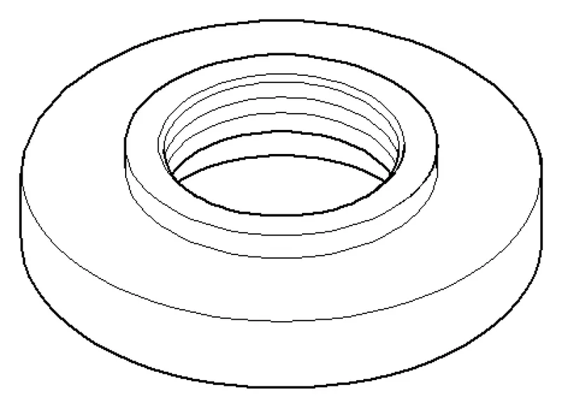 Dornbracht Rosette ERSATZTEILE 092787033 D 55 x 12 mm Chrom