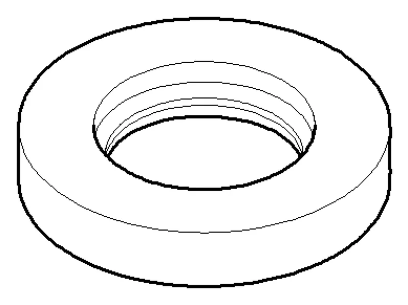Dornbracht Rosette ERSATZTEILE 092788001 D 45 x 8 mm Chrom