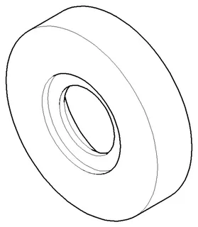 Dornbracht Rosette ERSATZTEILE 092788008 D 78 x 18 mm Chrom