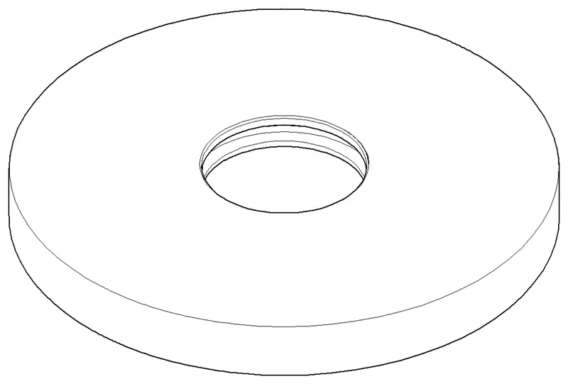 Dornbracht Rosette ERSATZTEILE 092788011 D 135 x D 40,5 x 15 mm Chrom