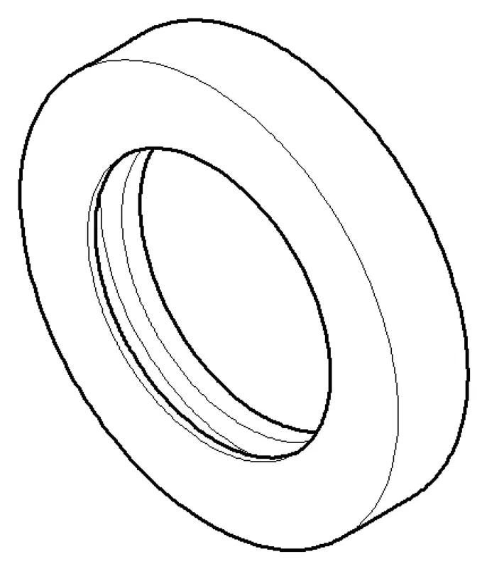 Dornbracht Rosette ERSATZTEILE 092789004 D 60 x 11 mm Chrom