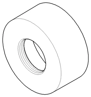 Dornbracht Rosette ERSATZTEILE 092789017 D 70 x 32 mm Chrom