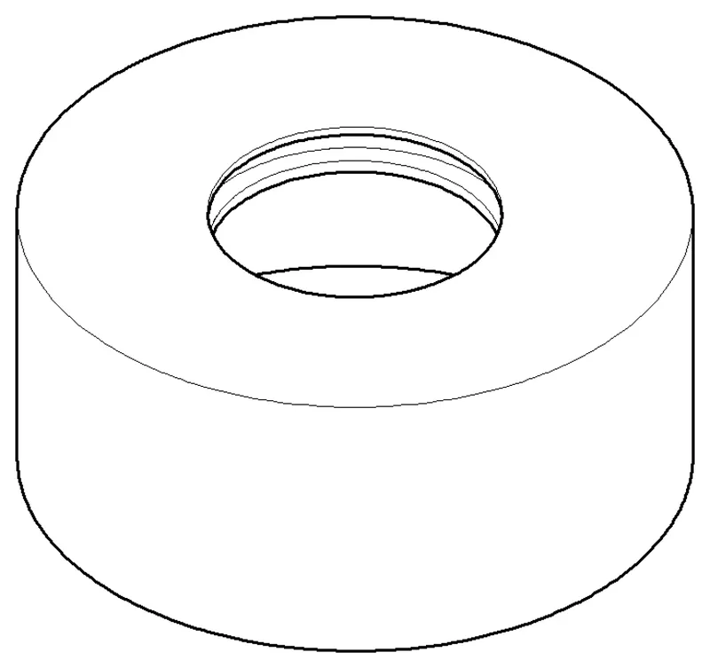 Dornbracht Rosette ERSATZTEILE 092789025 D 85 x D 39 x 37,5 mm Chrom