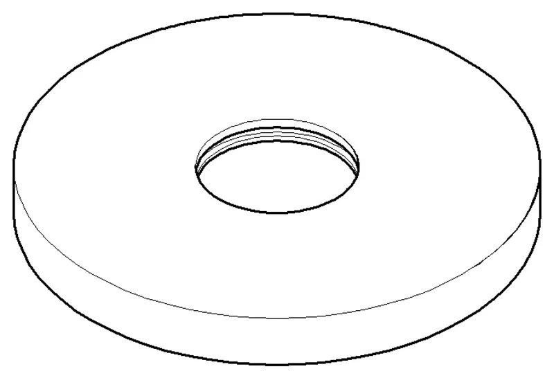 Dornbracht Rosette ERSATZTEILE 092789104 D 85 x 9,2 mm Platin gebürstet