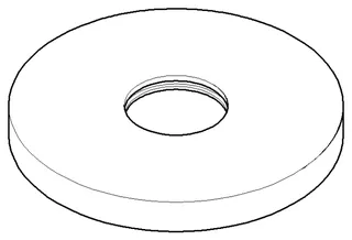 Dornbracht Rosette ERSATZTEILE 092789104 D 85 x 9,2 mm Chrom