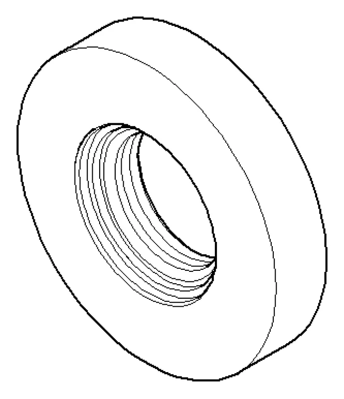 Dornbracht Rosette ERSATZTEILE 092789106 D 45 x 9 mm Chrom