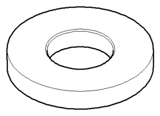 Dornbracht Rosette ERSATZTEILE 092792021 D 47 x 7 mm Chrom