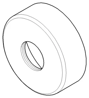 Dornbracht Rosette ERSATZTEILE 092793010 Chrom