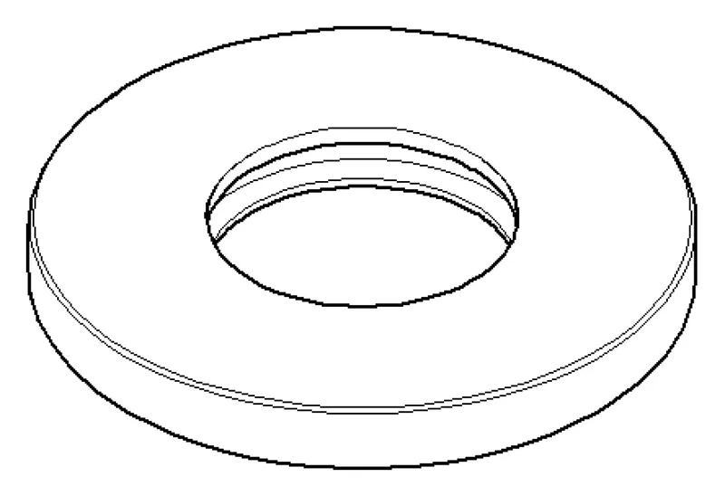 Dornbracht Rosette ERSATZTEILE 092796004 D 52 x 6 mm Weiß matt