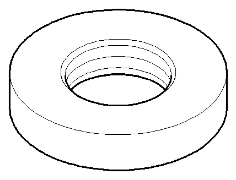 Dornbracht Rosette ERSATZTEILE 092797013 D 50 x 10 mm, 3/4" Chrom
