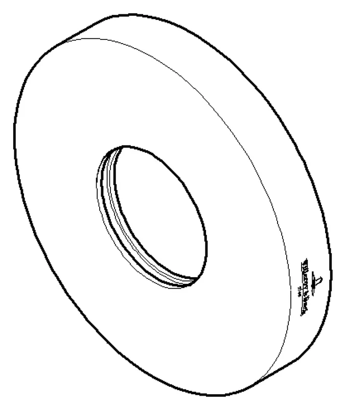Dornbracht Rosette ERSATZTEILE 092797016 D 60 x 9 mm Chrom