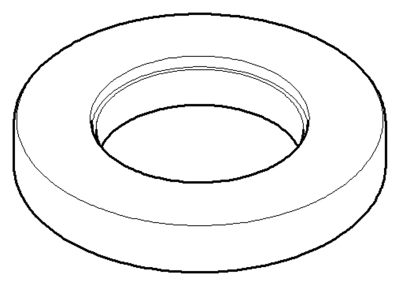 Dornbracht Rosette ERSATZTEILE 092797040 D 60 x 9 x D 35 mm Chrom