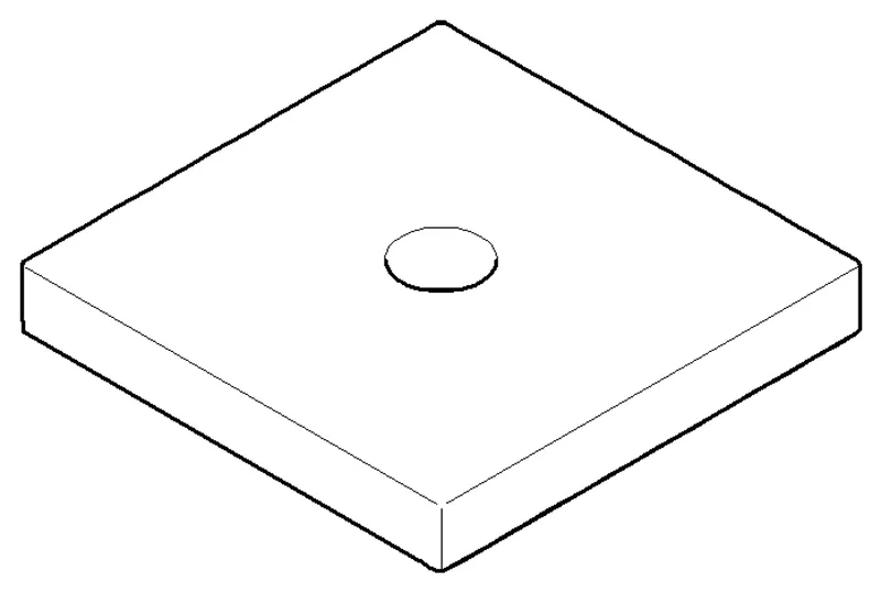 Dornbracht Rosette ERSATZTEILE 092798001 60 x 60 x 9 x D 14,8 mm Platin gebürstet