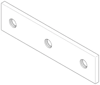 Dornbracht Rosette ERSATZTEILE 092798024 60 x 120 x 12,5 mm Chrom