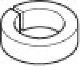 Dornbracht Ring ERSATZTEILE 092810044 D 17,2 x 11,2 x 4,7 mm