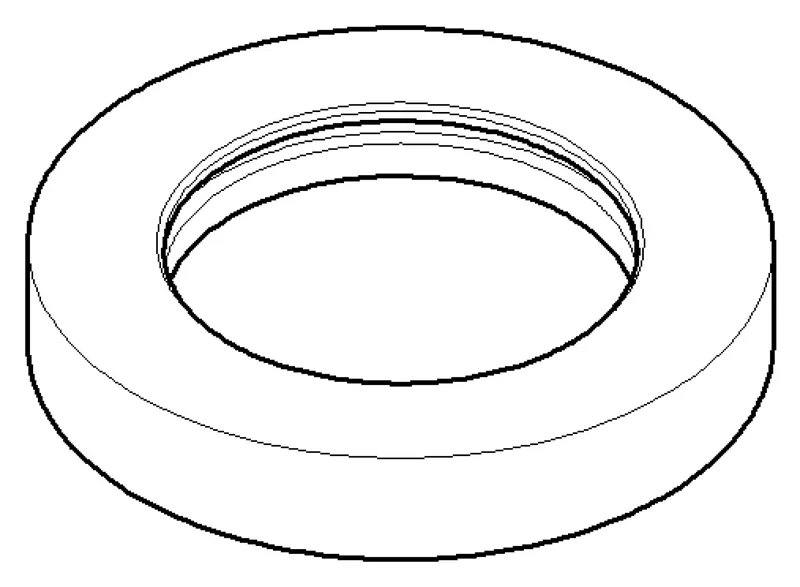 Dornbracht Rosette ERSATZTEILE 092810055 D 60 x D 38,2 x 10 mm Platin