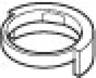Dornbracht eMOTE Ring blau ERSATZTEILE 092810100 15 x 16 x 5 mm