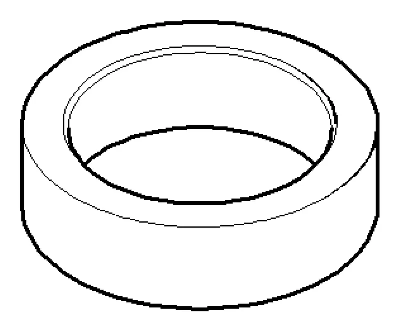 Dornbracht Ring für Kneippgarnitur ERSATZTEILE 092810116 weiß