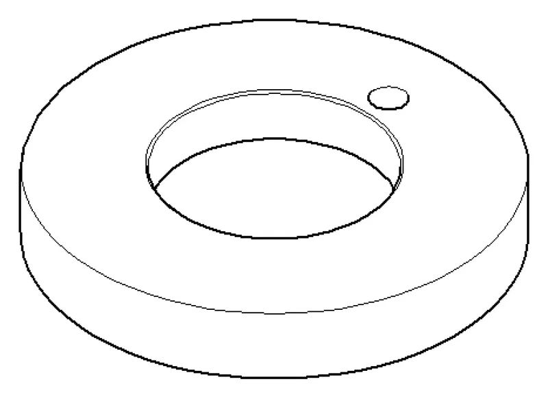 Dornbracht Rosette ERSATZTEILE 092810133 D 59 x D 27,5 x 9 mm Platin