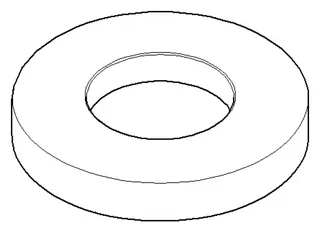 Dornbracht Rosette ET 092810140 D 59 x D 27,5 x 9 mm Platin gebürstet
