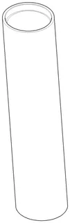 Dornbracht Rohr ERSATZTEILE 092822018 65,5 x 222 x 48 mm Chrom