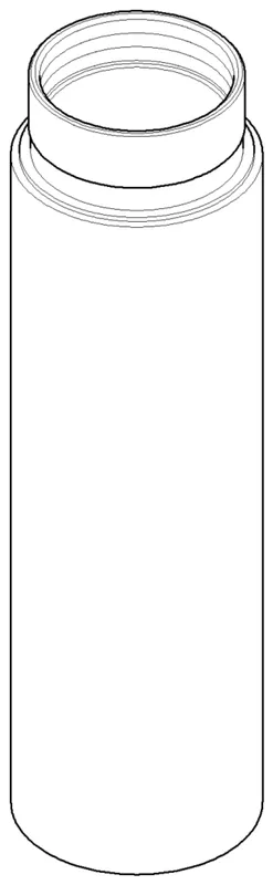 Dornbracht Rohr ERSATZTEILE 092822023 D 52 x 84 mm Platin gebürstet