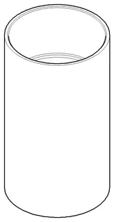 Dornbracht Rohr ERSATZTEILE 092822036 D 52 x 92 mm Chrom