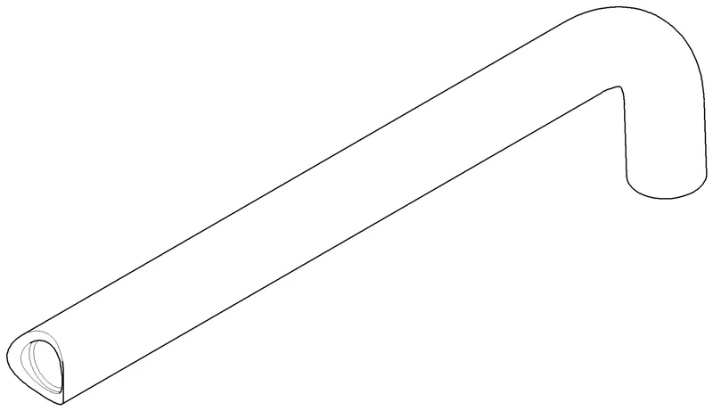 Dornbracht Rohr ERSATZTEILE 092822208 D 26,5 x 285 mm Platin gebürstet