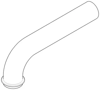 Dornbracht Rohr ET 092823015 D 32 x 0,8 x 200 mm Messing (23kt Gold)