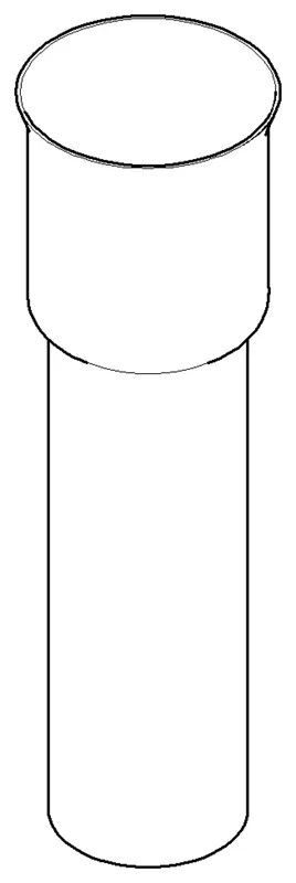 Dornbracht Rohr für Geruchverschluss ERSATZTEILE 092823019 D 37,1 x 123,5 mm Chrom
