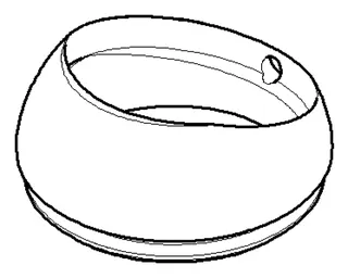 Dornbracht Haube ERSATZTEILE 092830017 D 43 x 20 mm Chrom