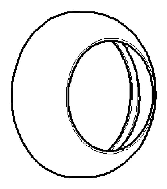 Dornbracht Haube ERSATZTEILE 092830021 D 32 x 11 mm Chrom