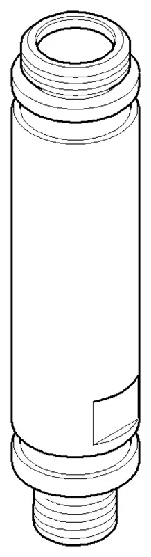 Dornbracht Anschluss ERSATZTEILE 09300106710 D 24,5 x 115,5 mm Chrom